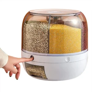 Dispensador de granos giratorio